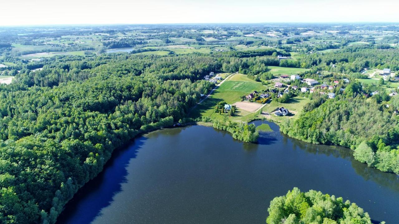 Osada Skoczkowo Komfortowe Domki Z Jacuzzi Nad Jeziorem- Sauna- Balia- Prywatny Staw Wedkarski Podiazy Exterior photo
